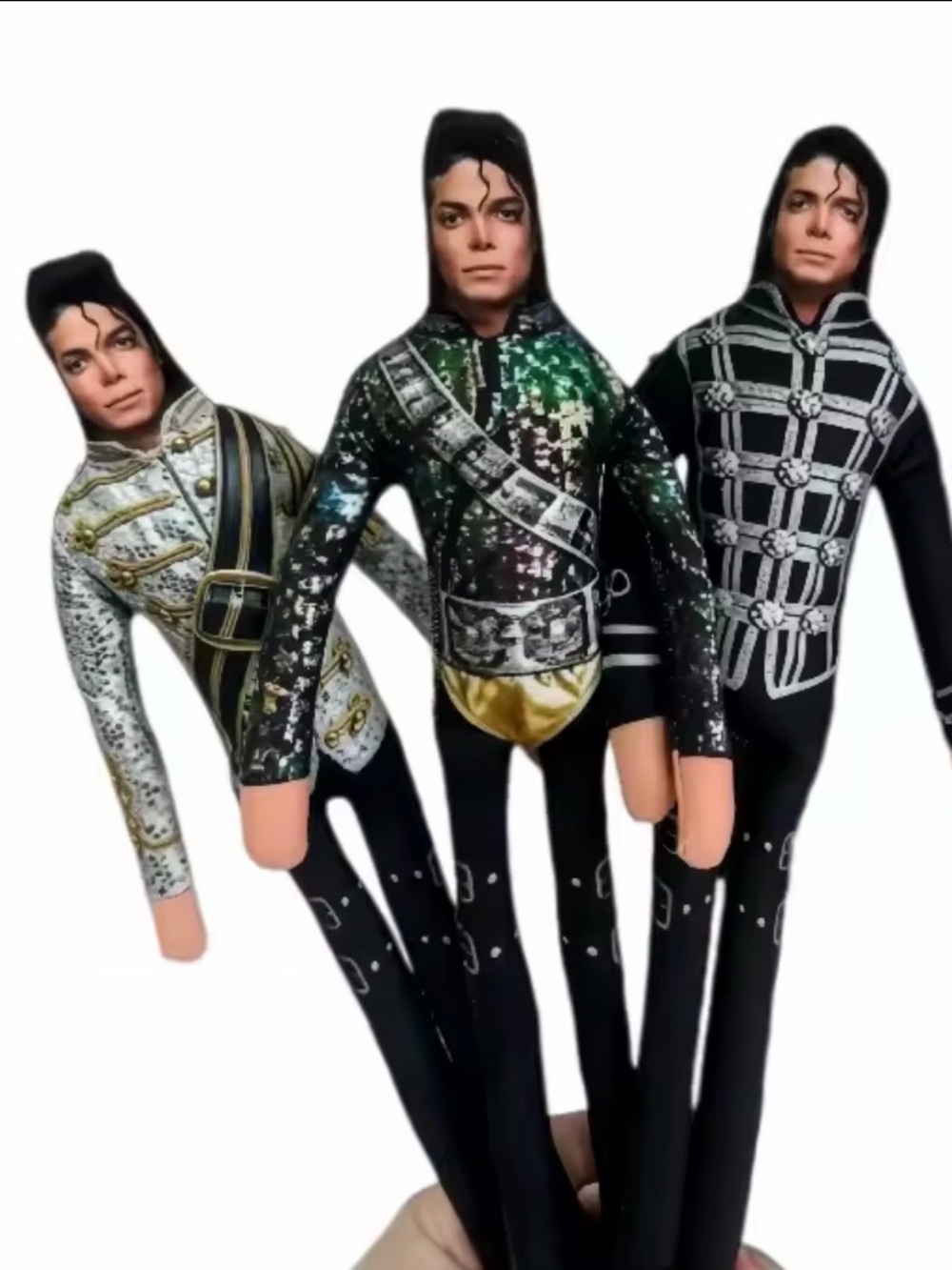 Michael Jackson Inspired Kids Costume Doll - Black and Gold rare collectible pop